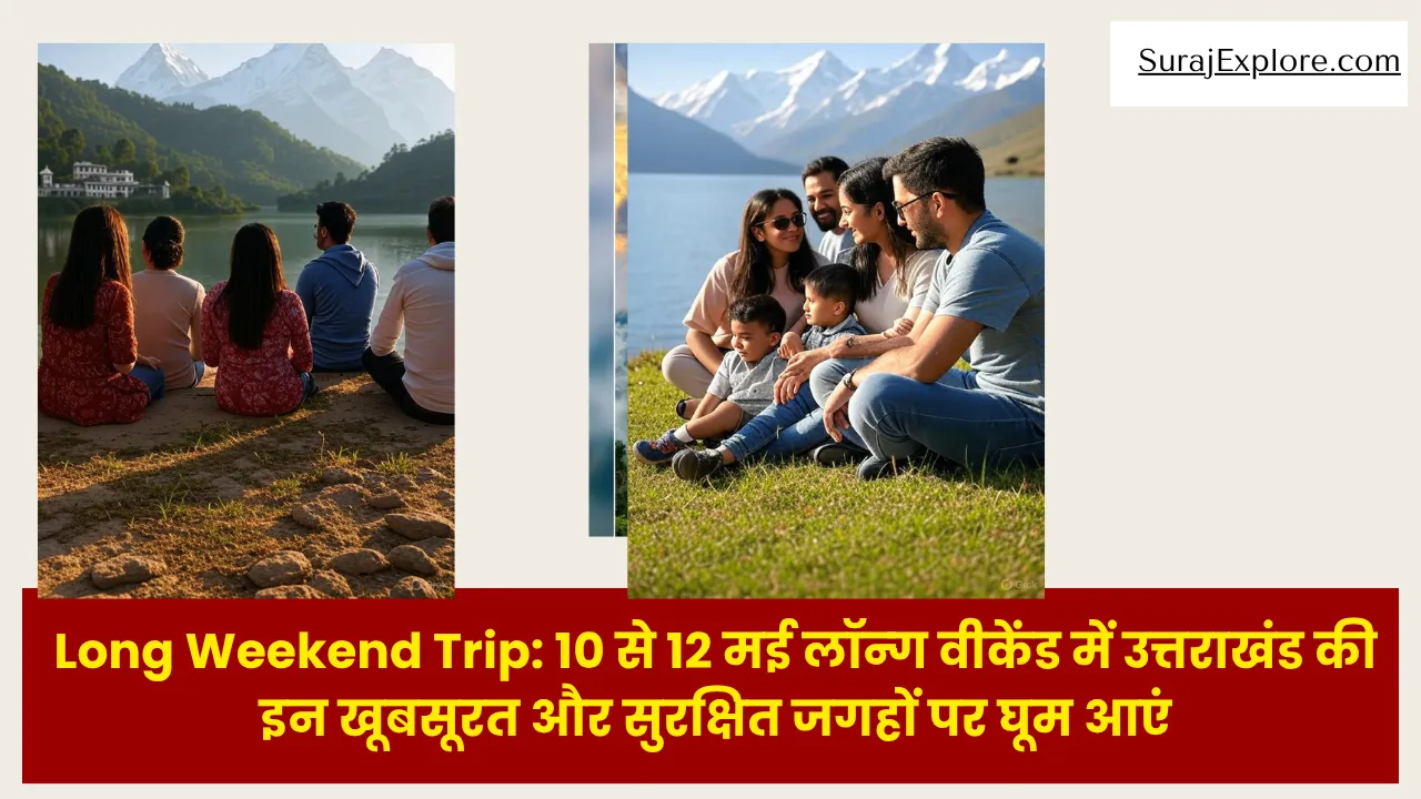 Long Weekend Trip: 10 से 12 मई लॉन्ग वीकेंड में उत्तराखंड की इन खूबसूरत और सुरक्षित जगहों पर घूम आएं